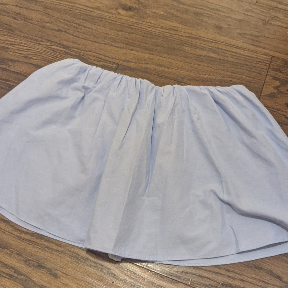 Zara baby blue mini skort